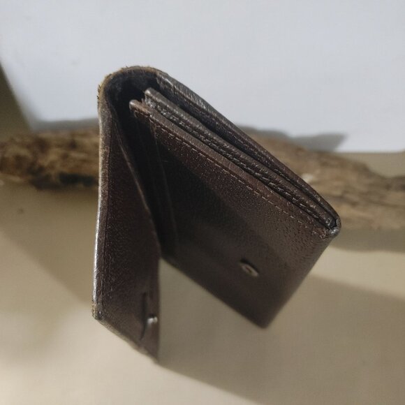 Gucci Logo Long Wallet Brown MonogramCanvas Leather Vintage Fair - Picture 14 of 16